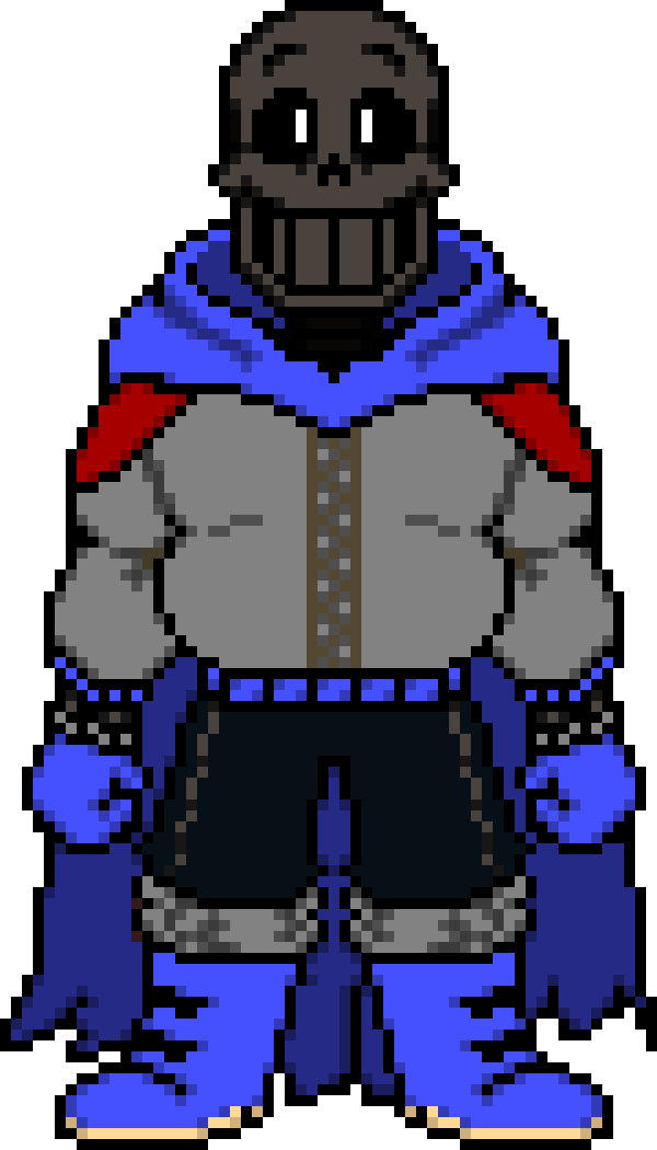[9664c4] shadow Comic Papyrus. transparent