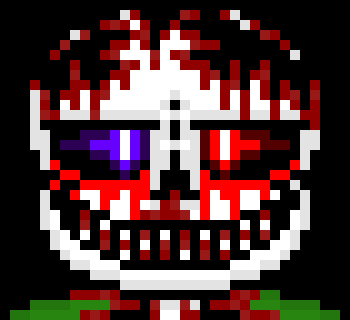 [64bd8e] Hmmm, Broken Mind vs True Insanity? http://pixelartmaker.com/art/76f5da145dbd4a6