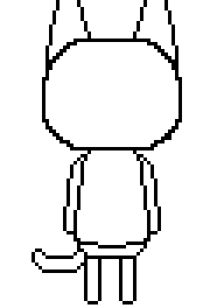 Animal Crossing New Leaf Cat Template