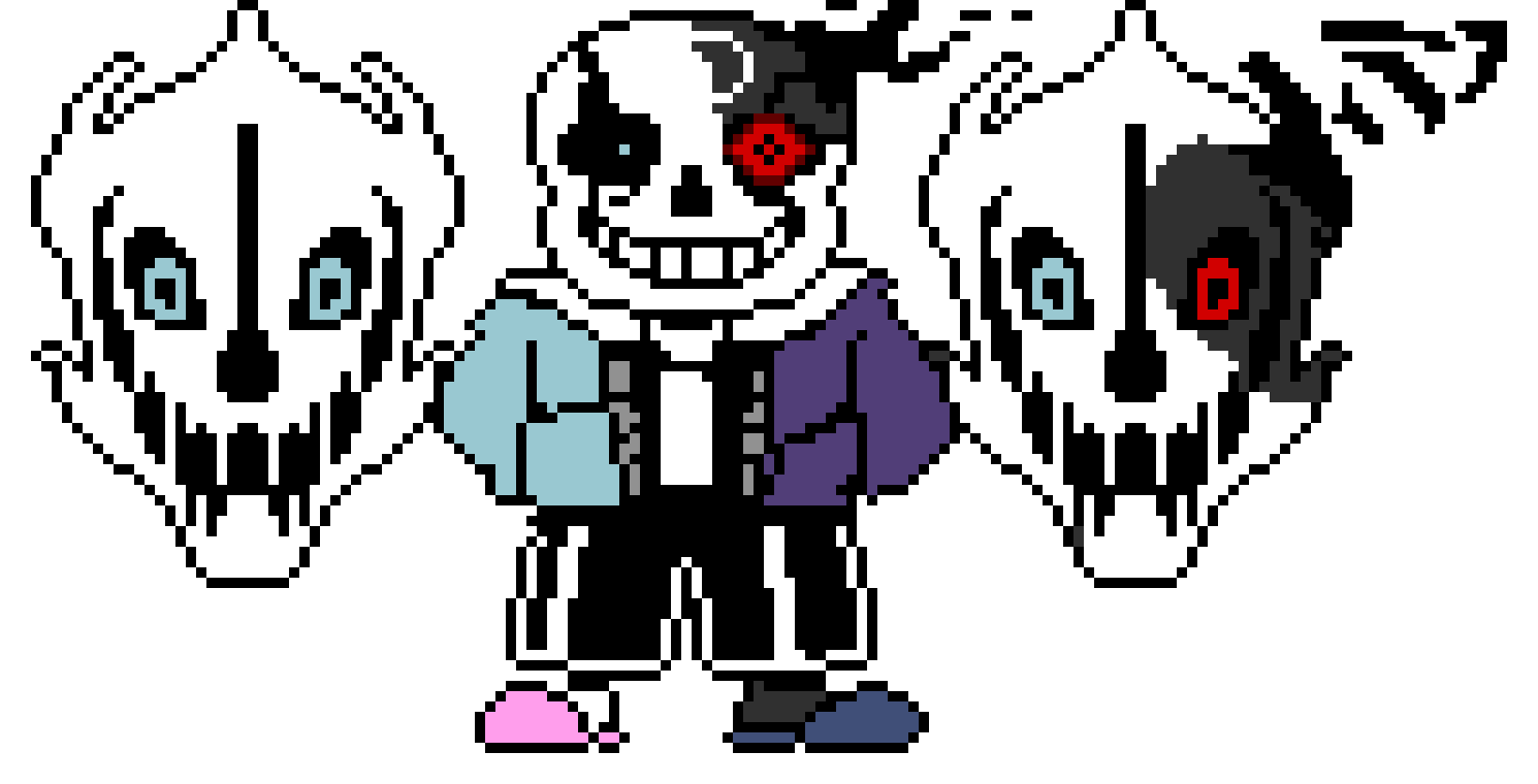 [9664c4] Corrupted!Sans/Black&White Sans
