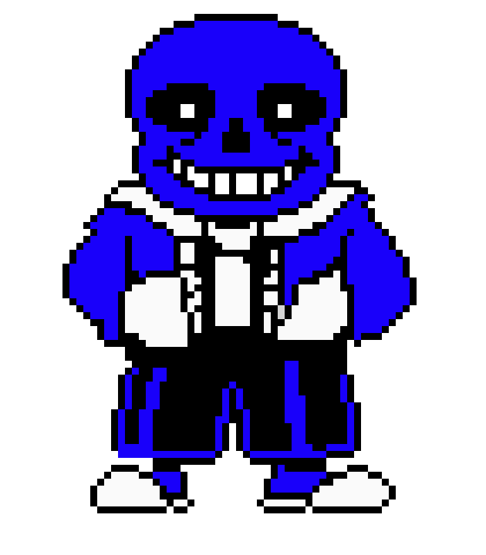 [296d58] Blue and White Sans