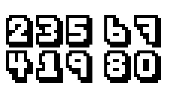 Numbers correct