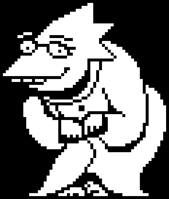 [9664c4] Undertale Alphys Sprite