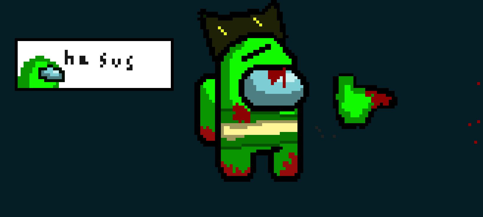 [7d9cc6] he is sus