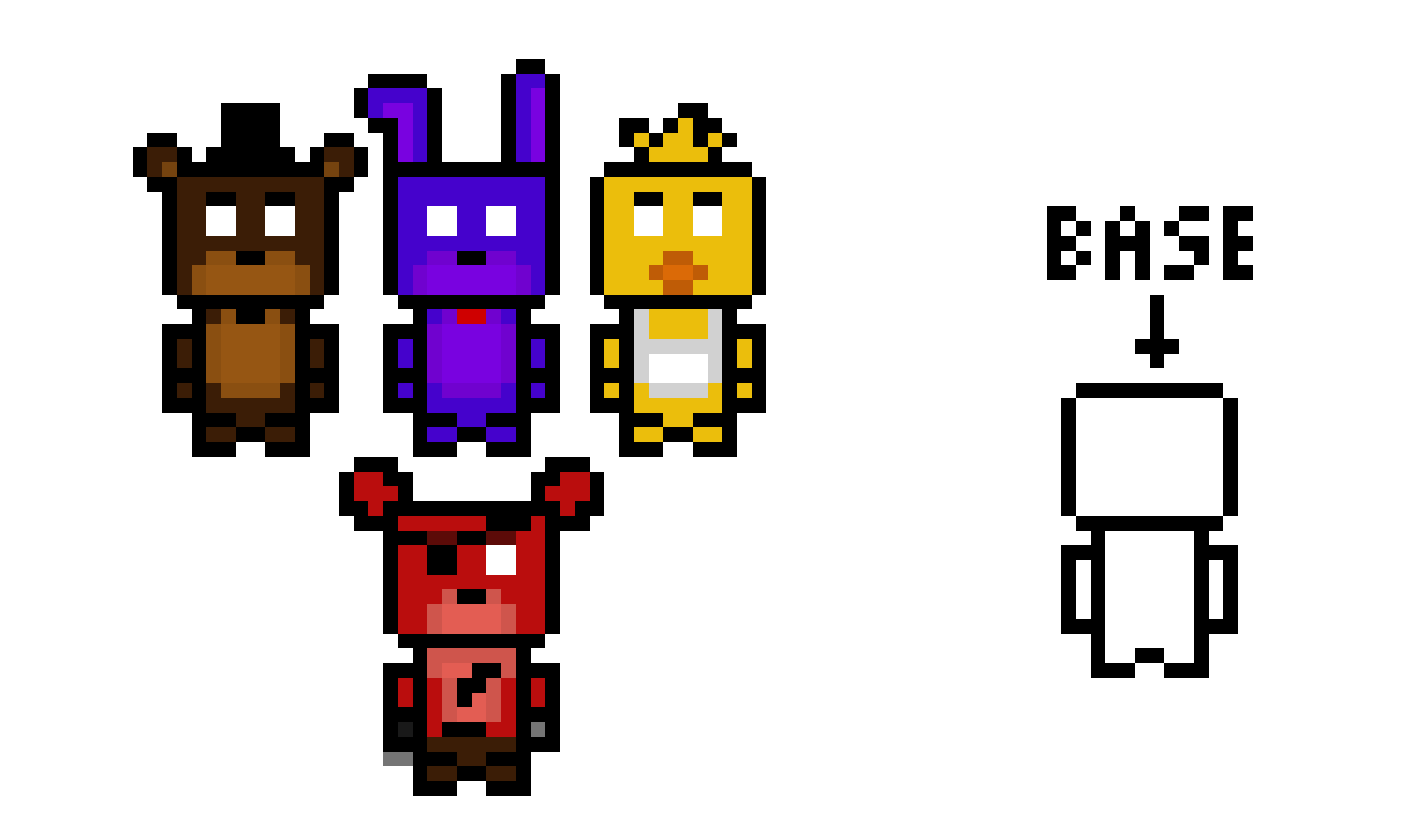 [9664c4] My own pixel art models! :D