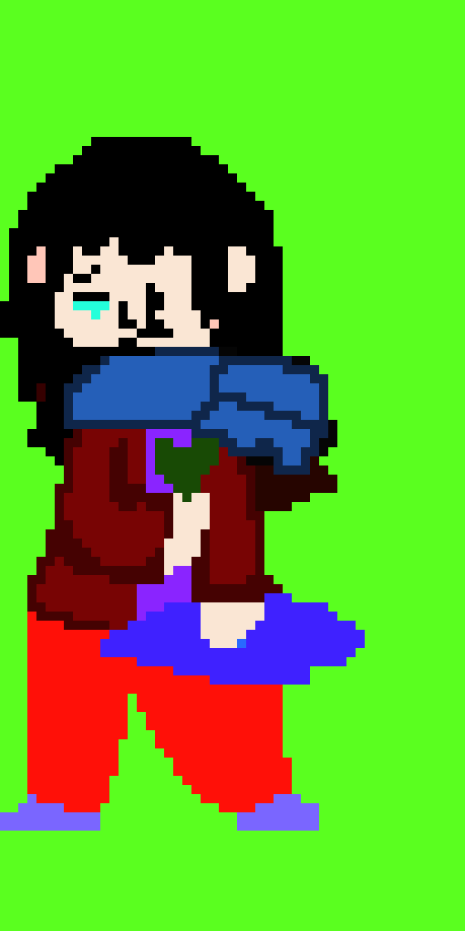 [904ba9] she grabs ketchup drinking