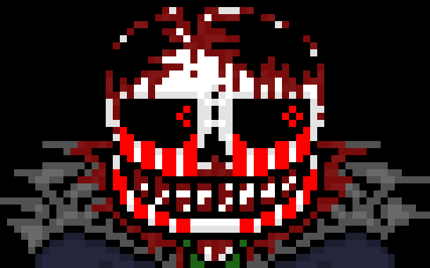 [e8cb42] heh... heh... he- what the- *falls into a hole leading into TerrorTale?* huh?