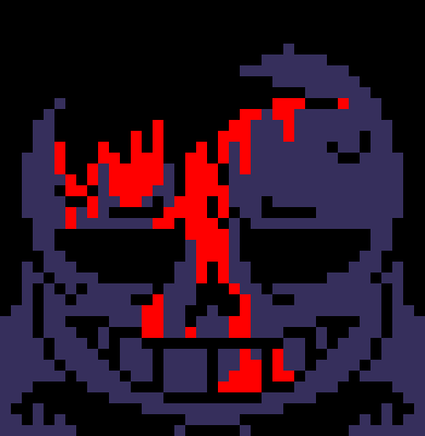 [7ce906] Uhh hey umm.. where's Grillby's? -HorrorTale Sans