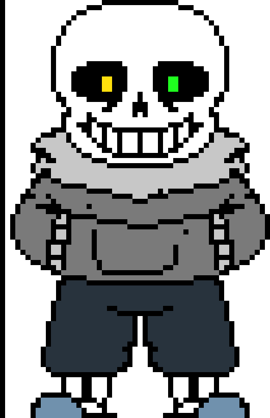 [b9de0d] heres random unoriginal sans oc
