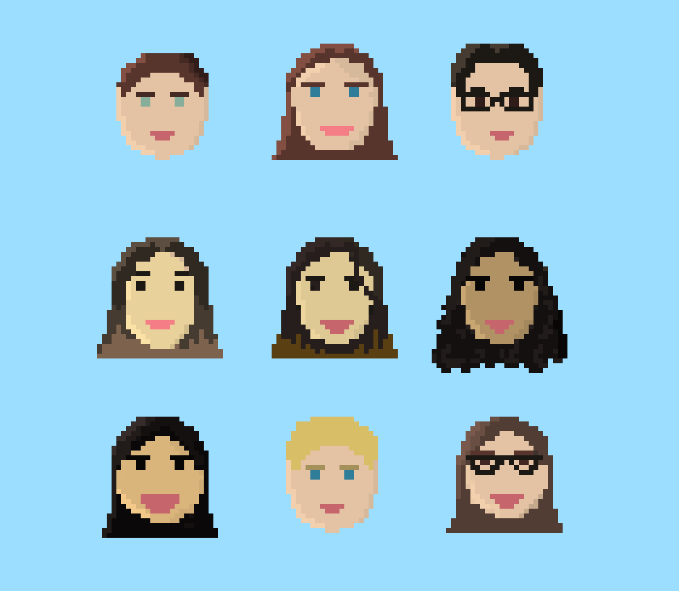 [3a1421] 8 bit video game characters