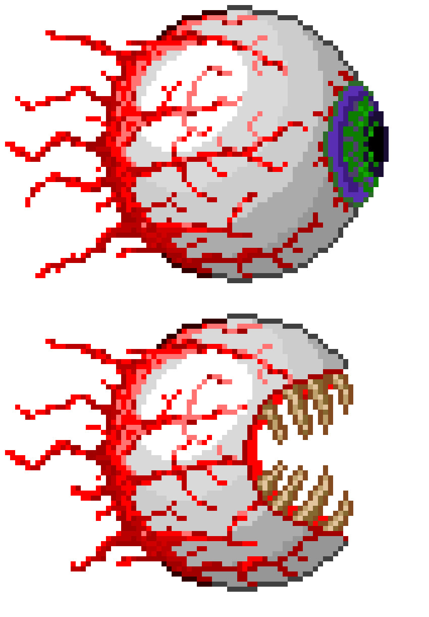 And finally this Eye of Cthulhu I made from editing someones twins sprite