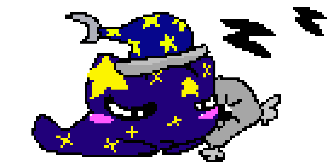 [9664c4] sleeping kitty emoticon