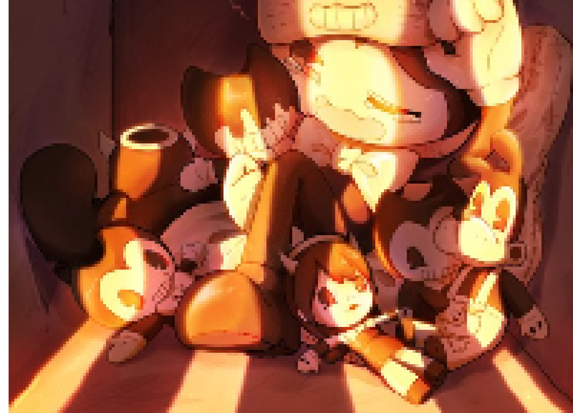 [0e35be] Bendy sleeping