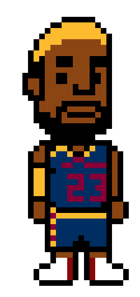 [4a877d] Lebron James Pixel