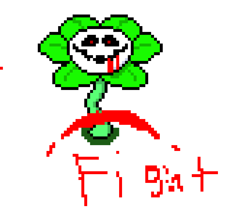[450a4c] dying dillontale flowey (genocide)