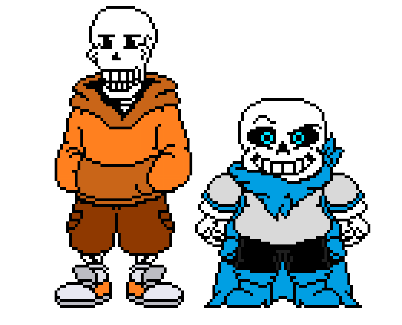 Underswap Sans and Papyrus