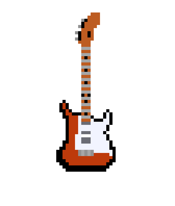 Guitar Pixel Art (good)
