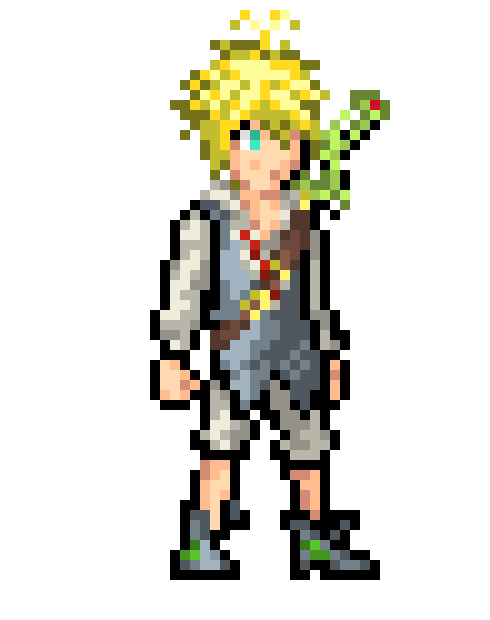 [b618ac] (wakes up) ho is screaming?-Meliodas 