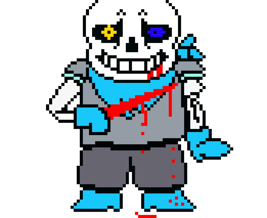 [77c77a] underswap ink sans (dying) COMMENT IF YOU LIKE IT