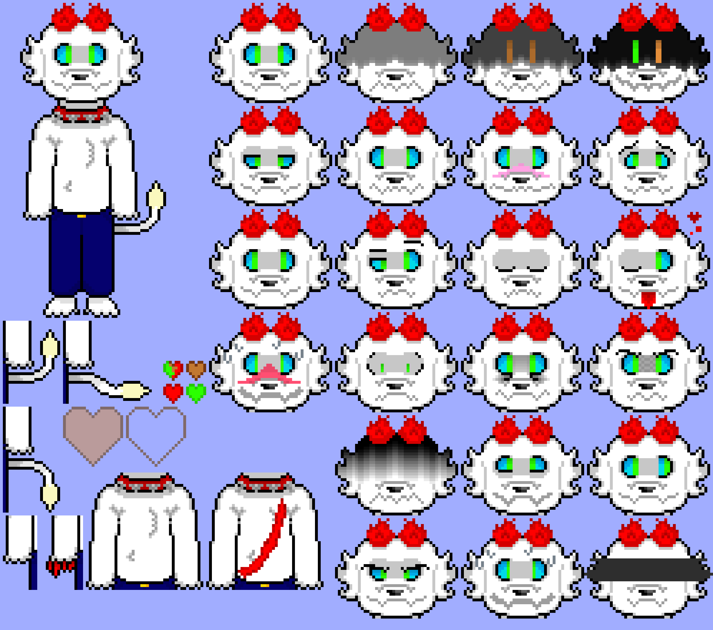 [63ceb7] And now... The palette... Now... How the hell, am I gonna draw myself, pointing out, to the screen, and another version of myself, facing backwards?...