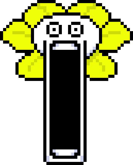 [dae8ff] Flowey Spritefvxvvxz