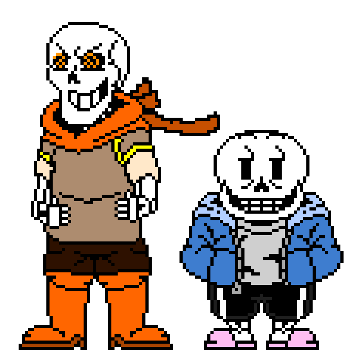 i decided to redraw TOTALLY REAL UNDERSWAP AU NOT SWAPSWAP