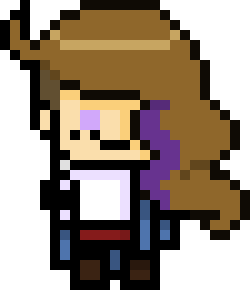 DR hikari hitsuji pixel sprite