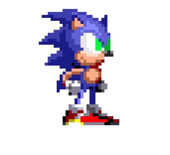 [c55f38] sa2 sonic in s1 sprite style