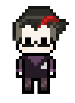 [2a290e] danganronpa pixel sprite base