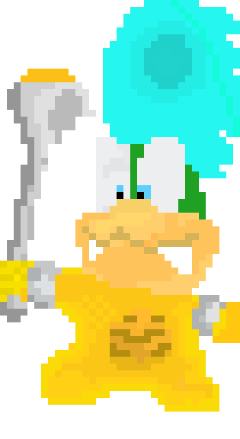 [918cbb] Larry Koopa pixel art 