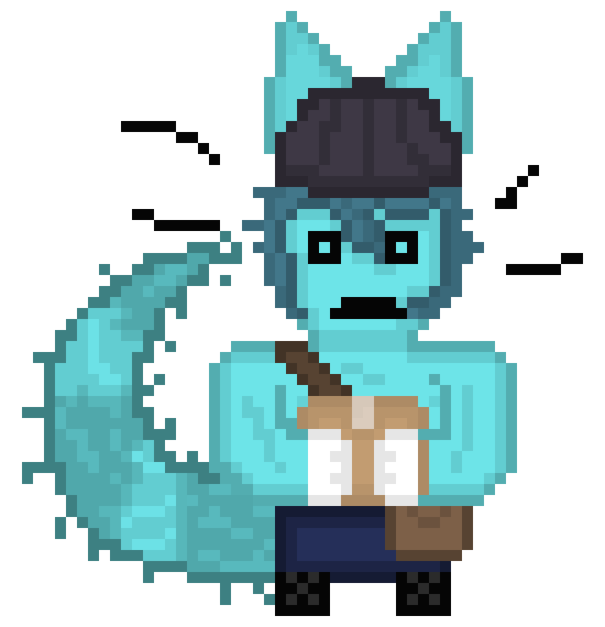 [d79962] Cobolt with package shocked sprite