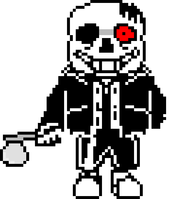 [f0f15f] Horror Sans full sprite 1