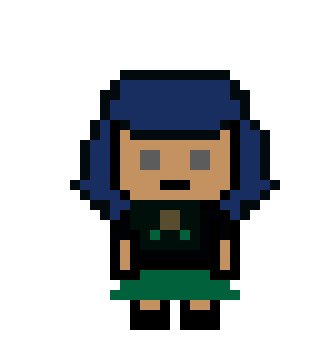[bd0064] danganronpa pixel sprite maemi 1