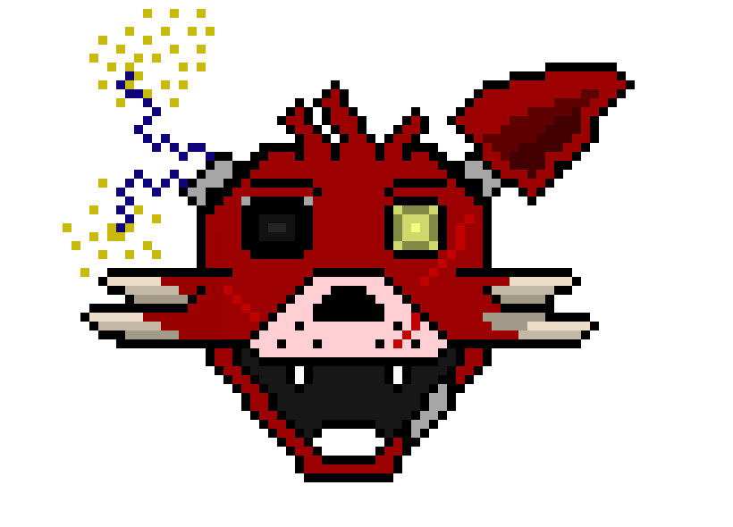 [9664c4] Damaged Foxy The Pirate Fox 