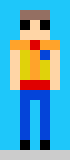 [fedf74] A gingerbread man sits in a gingerbread house. Is he made of house, or is the house made of him? He screams, for he does not know.