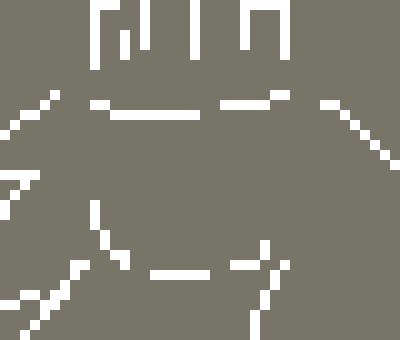 [816c09] *If it were to have a face- there'd be an expression of disgust, "ew" even. It begins backing up*