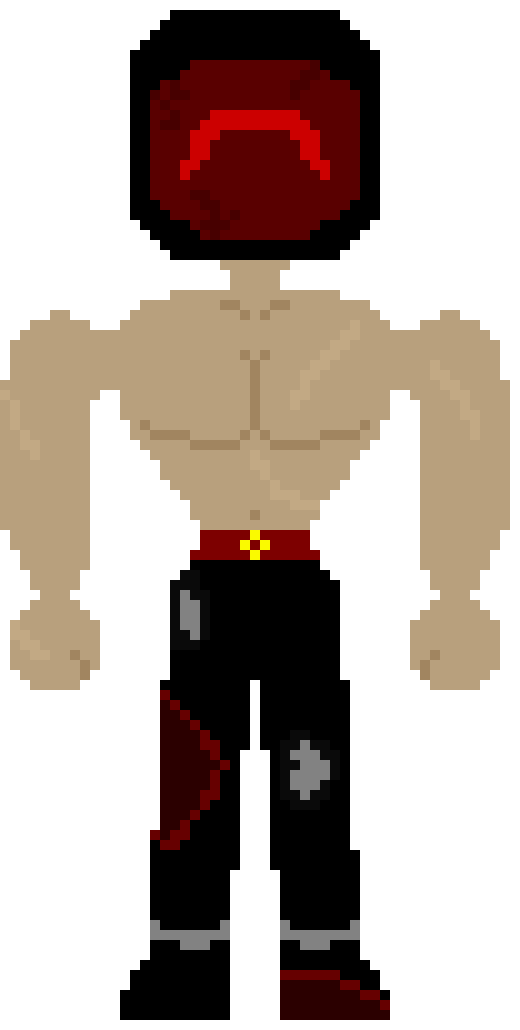 [25d002] *he Kicks Warrior down onto the ground with the snake leg* Silence! 
