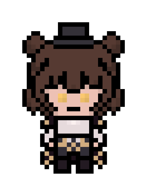 [98baf1] danganronpa pixel sprite cheering base