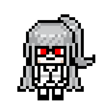[9664c4] Peko Pekoyama Pixel Art (Despair)
