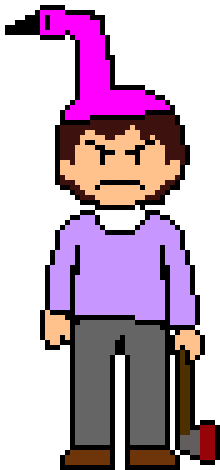 [9664c4] CatGuy Sprite With Axe