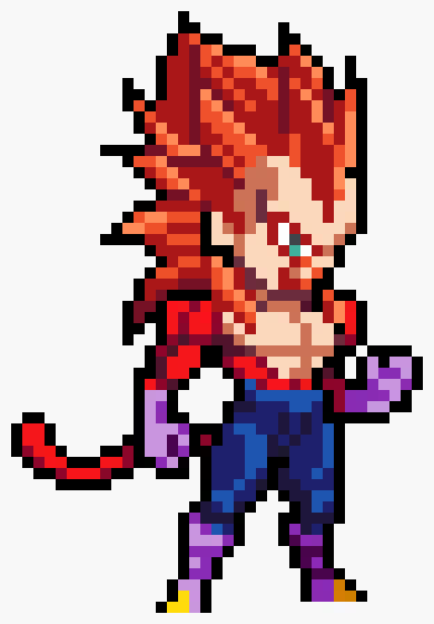 [b519b9] ssj4 mark 2 GT vegeta (old)