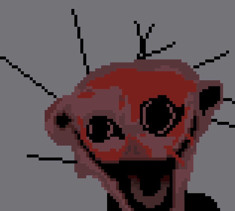 [8cf262] eidon, color it red, add eyes and call it vecna