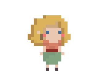 [d9c21f] Pixel girl