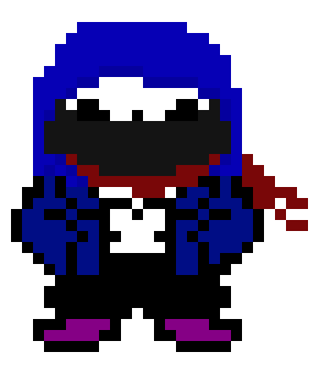 sans with a dark hood and scarf.frankly,i just need help naming him.i have a backstory,appearance,motives,everything but a name!