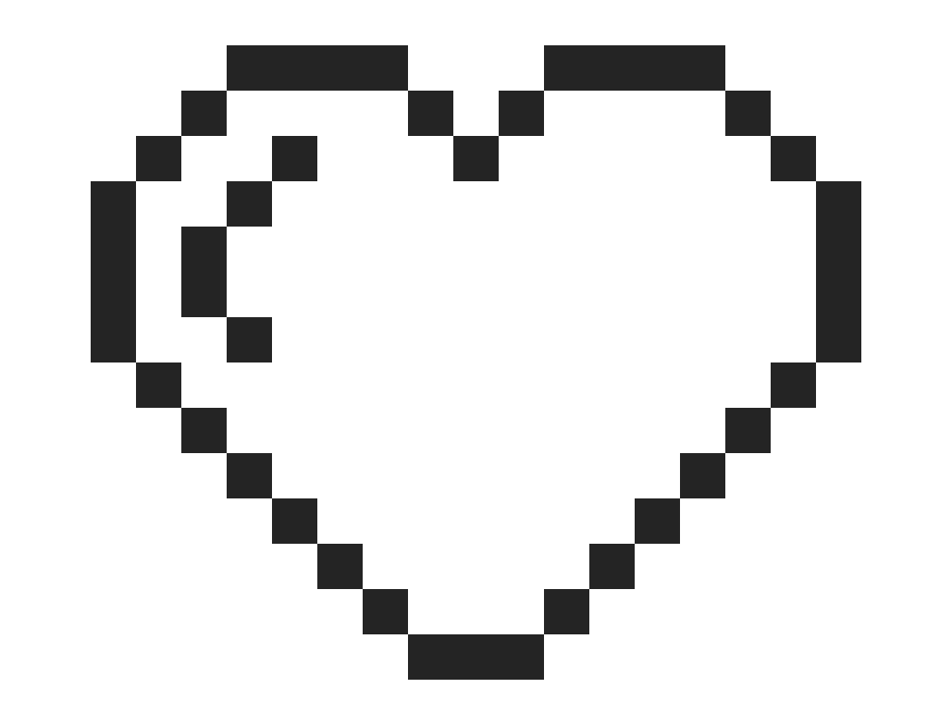 [45a019] heart outline