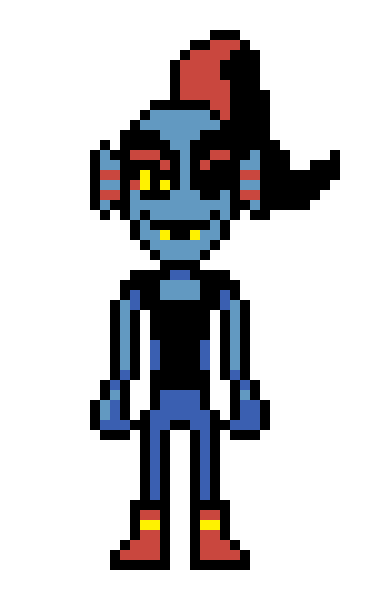Undyne Overworld Sprite