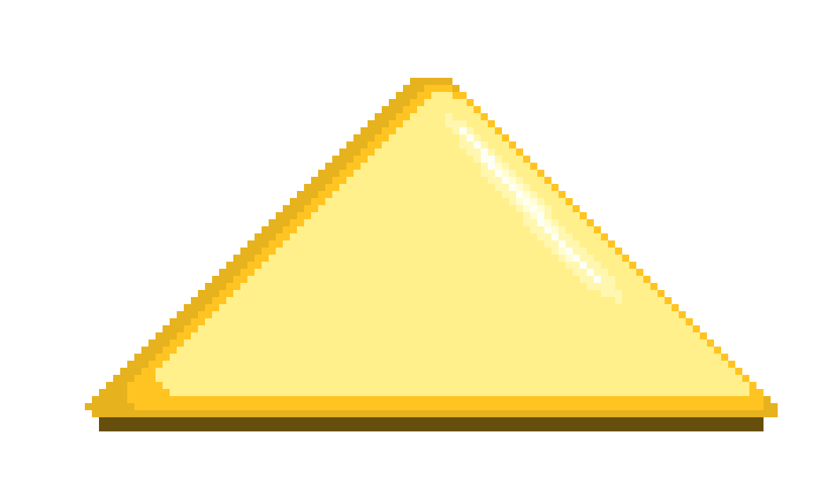 [d426b7] gold arrow triangle