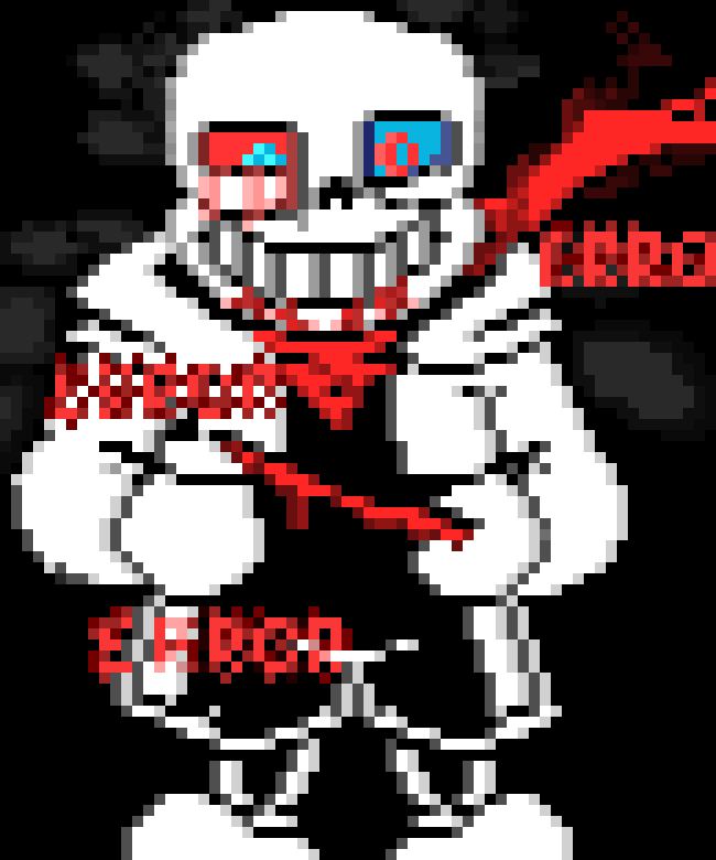 [fb7182] *Goes to ink* WHAT ARE YOU DOING!?! *Bone attacks ink* :Fatal