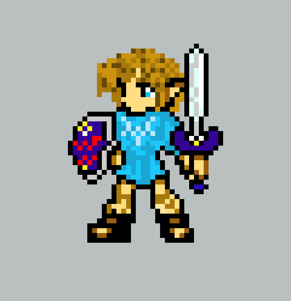 [74a824] Pixel Link(The Legend of Zelda: Breath of the Wild)