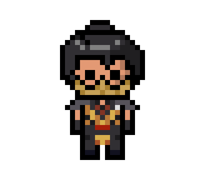 [9b62c8] danganronpa pixel sprite scorpin